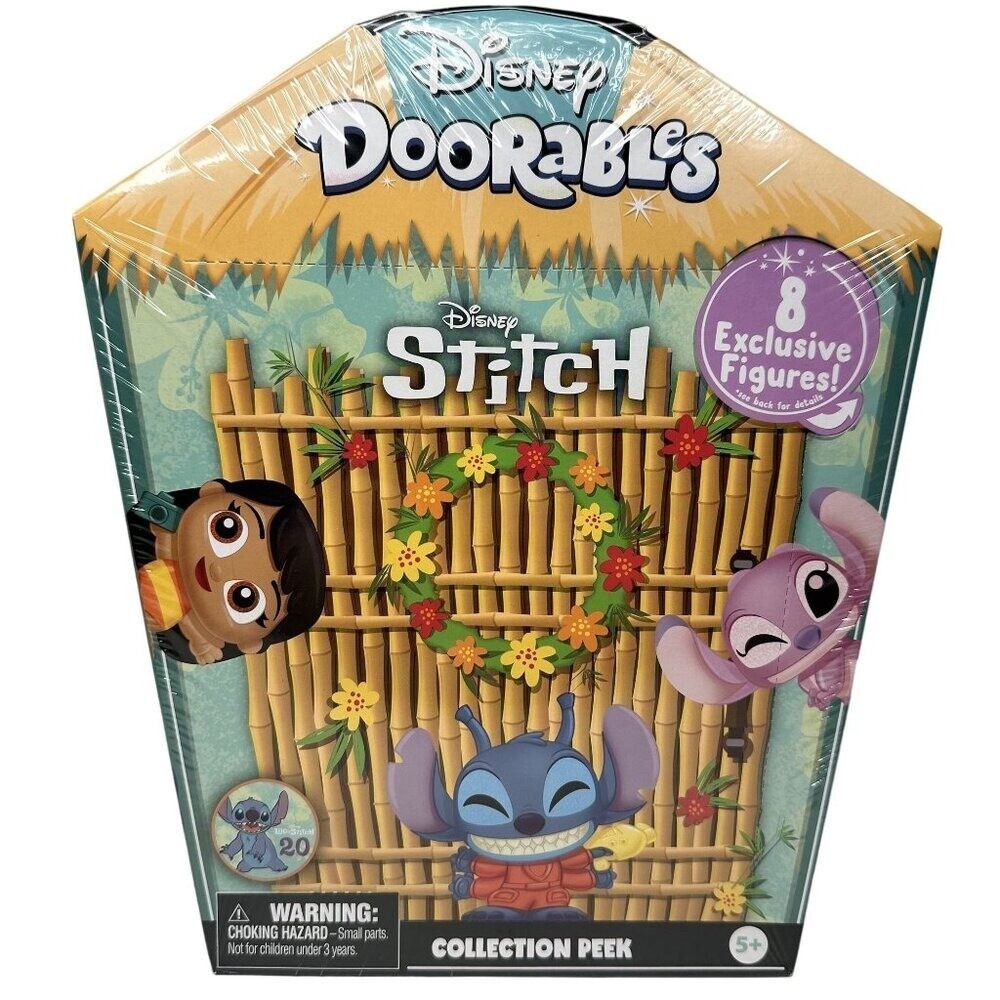 Disney Doorables STITCH Collection Peek 8 Exclusive Figure Set NEW IN SEALED BOX